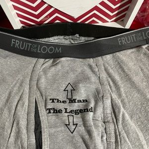 Valentine’s or anytime boxers for men.